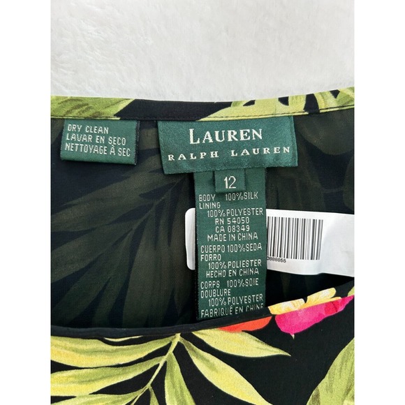 Lauren Ralph Lauren Silk Floral‎ Womens Maxi Skirt Size 12 - Picture 3 of 4